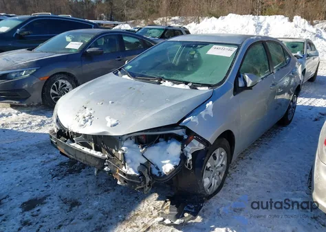 2016 Toyota Corolla Le from USA, damaged, VIN 2T1BURHEXGC539047